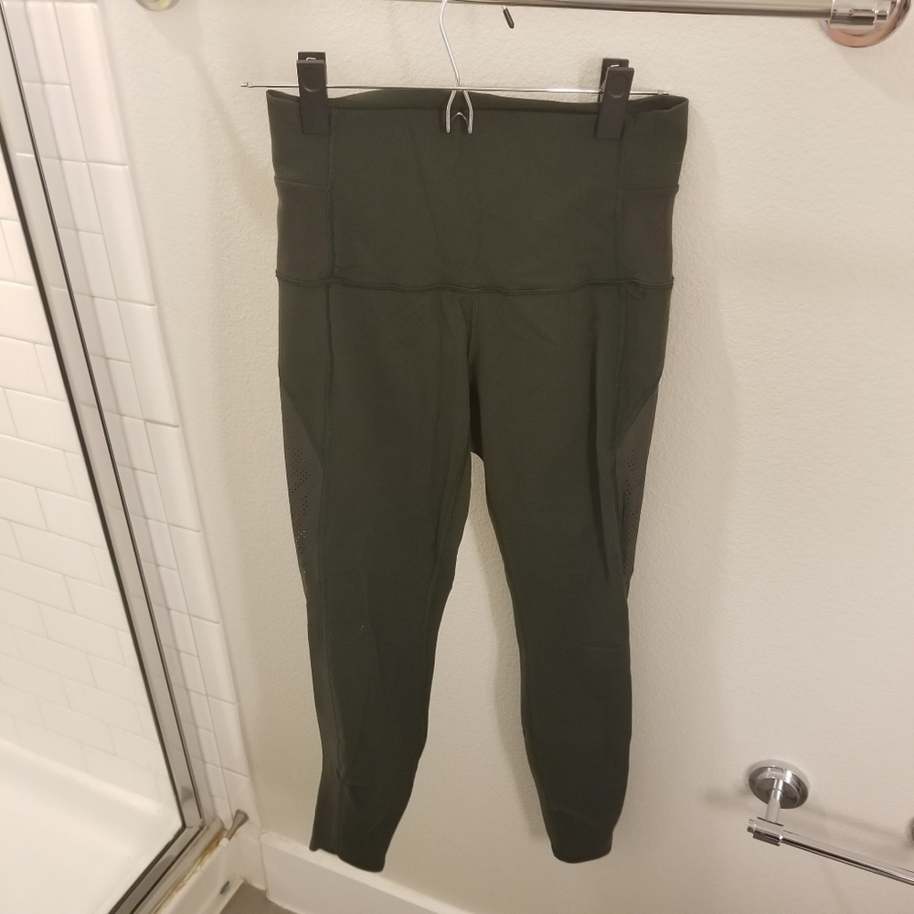 Lululemon Olive High Waist Tights / Leggings
